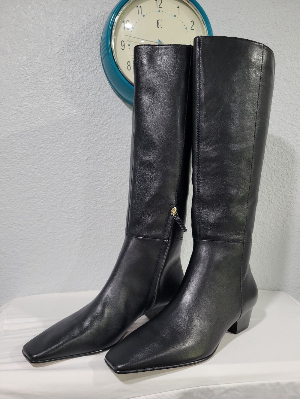 Madewell The Lexie Tall Boot Size 9 NX079 Black New - Picture 5 of 10